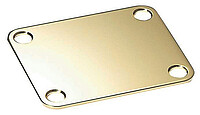 Beschreibung: 4-Loch Halsplatte, gold ... AP AP 0600-002 4-Loch Halsplatte gold