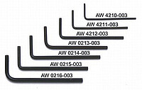 Beschreibung: Sechskantschlüssel 0,05" ... AP AW 4210-003 Sechskantschlüssel 0,05"