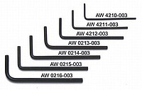Beschreibung: Sechskantschlüssel 3/32" ... AP AW 4212-003 Sechskantschlüssel 3/32"