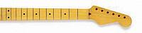 Fender® lizensierter Replacement Hals 1 pc. Maple mit Nitrozellulose Finish Fettes D-Profil, 9,5" Griffbrettradius 21 …... AP SMNF-FAT Hals, 1 pc. Maple, finished