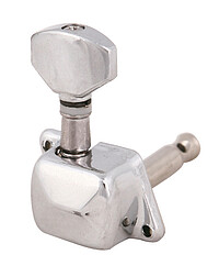 Verkapselte Mechanik für E-Gitarre 6 links Länge einer Mechanik: 28,4mm Breite: 17,9mm Wellendurchmesser: 6mm …... Catfish MH15CR Tuners 6l chrome
