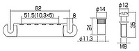 Gotoh GE-​101A-​T Stop Tailpiece * 