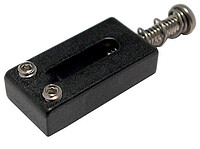 Maße: L: 21mm B: 10,5mm (6 Stück) passend für: z.B. Japan Stratocaster(TM) Ausführung: Bei Trem-Nut handelt es sich um …... Graph Tech String Saver Saddle *